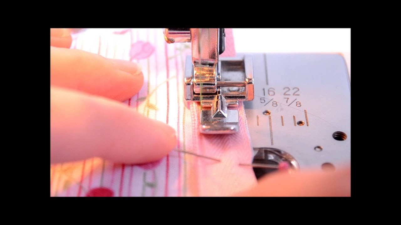 Invisible zipper installation using a regular zipper foot