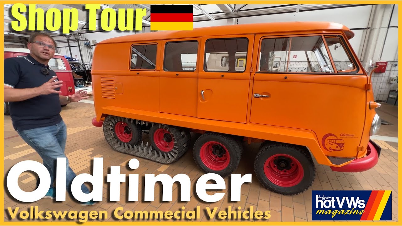 Volkswagen Nutzfahrzeuge (Commercial Vehicles) Oldtimer Division Shop Tour in Germany 🇩🇪