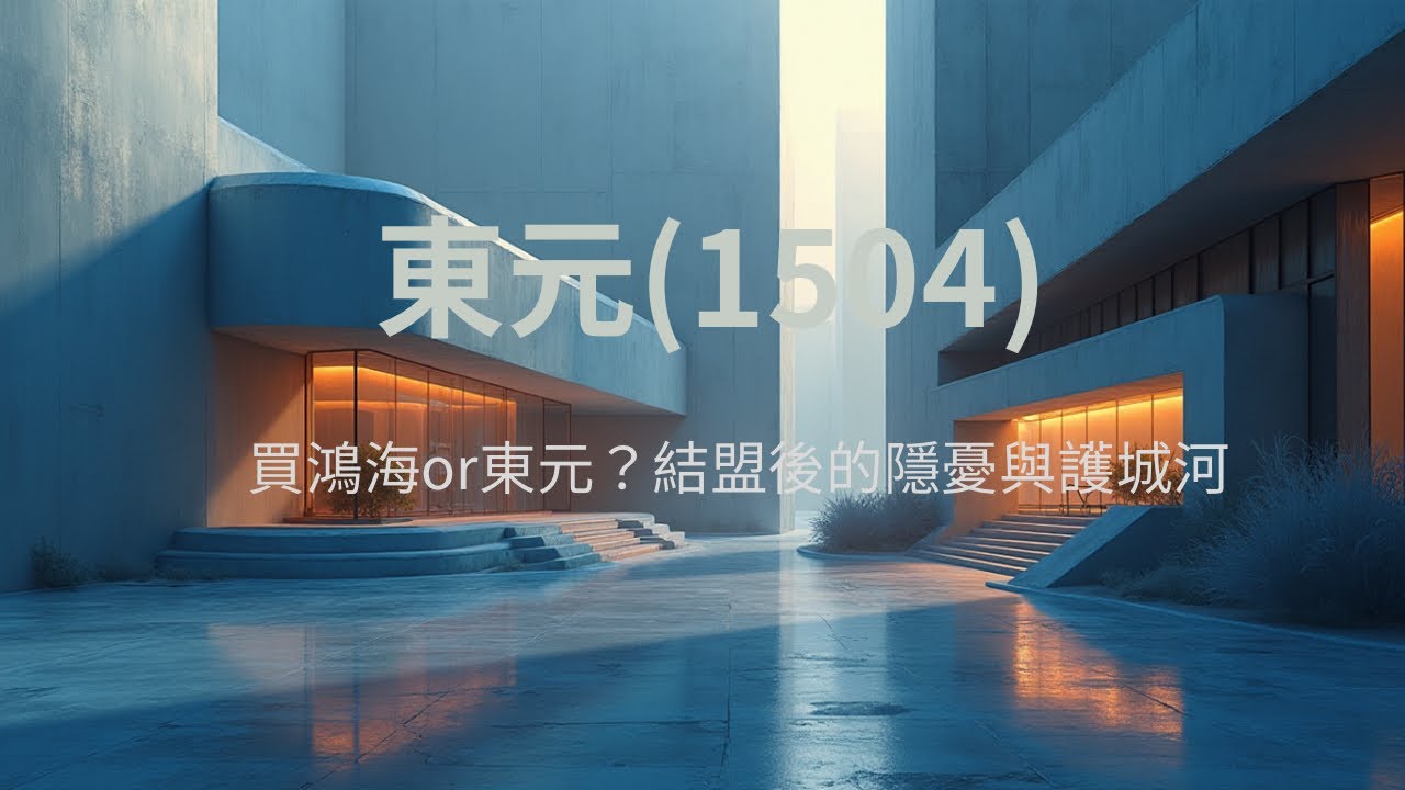 鴻海vs東元該選誰？東元（1504）2025Q3財報講讀-AI資料中心15兆商機，最強分工全解析！