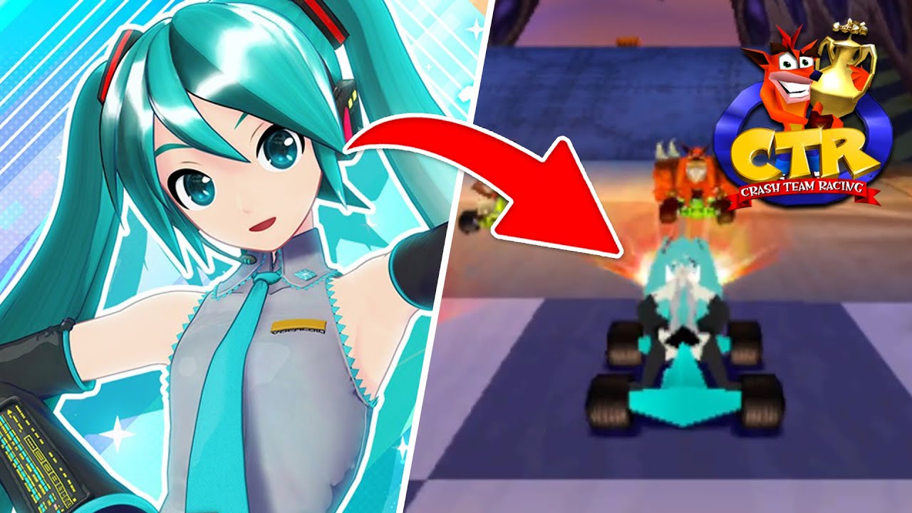 Могу ли я пройти мод Speedrunner AI Mod от CTR... с Хацунэ Мику?