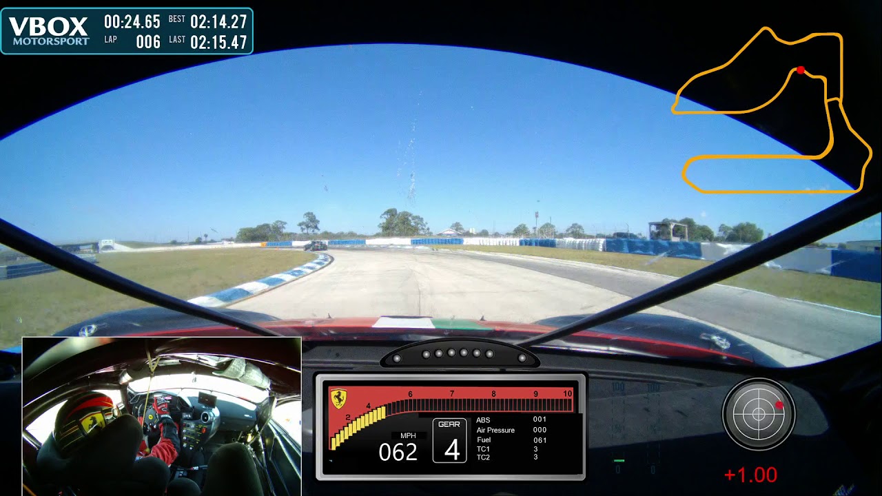 Ferrari 488 Challenge and Fast Ford GT GT3 at Sebring Last Lap 2:11