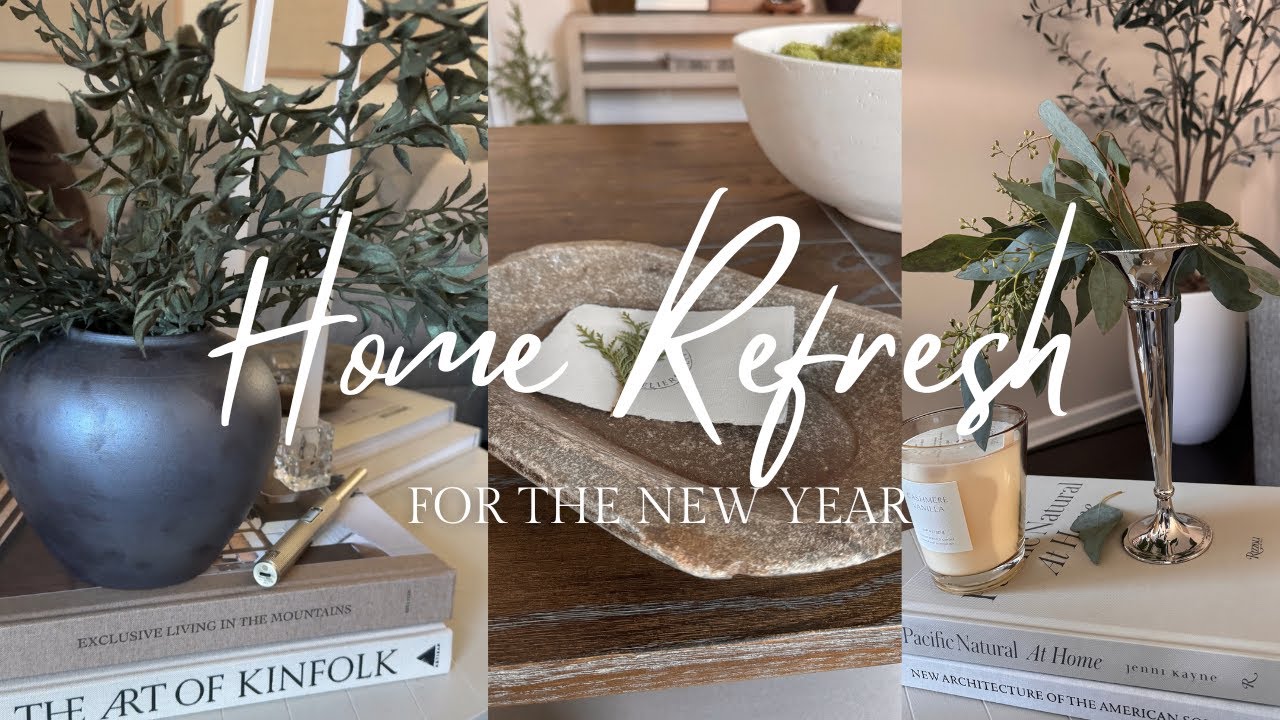 HOME REFRESH FOR THE NEW YEAR | CHRISTMAS TAKE DOWN & HOME DECOR GIVEAWAY