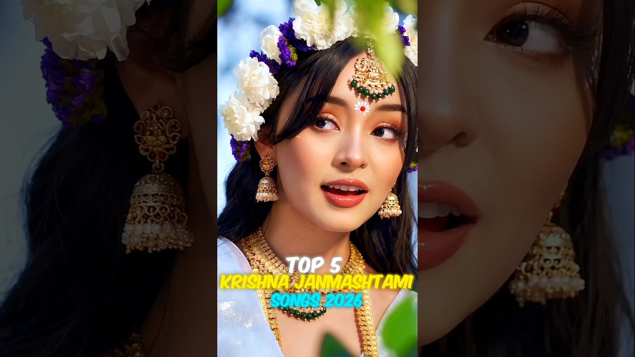 Top 5 Krishna Janmashtami Songs 2026 😍 | Janmashtami 2026 | Woh Kisna Hai & Shyama Aan Baso #shorts