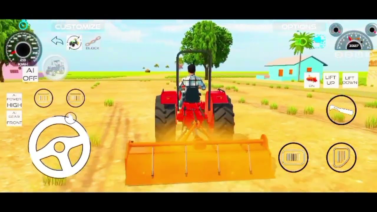 @grgeming89. indian vehicles simulator 3d game 🎮 l swaraj l  new holand l mahendra l // game play ⏯️