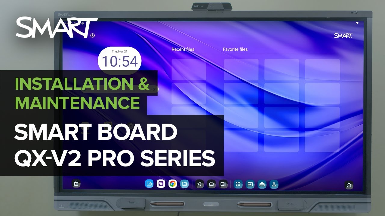 SMART Board QX (V2) PRO Quick installation (2025)