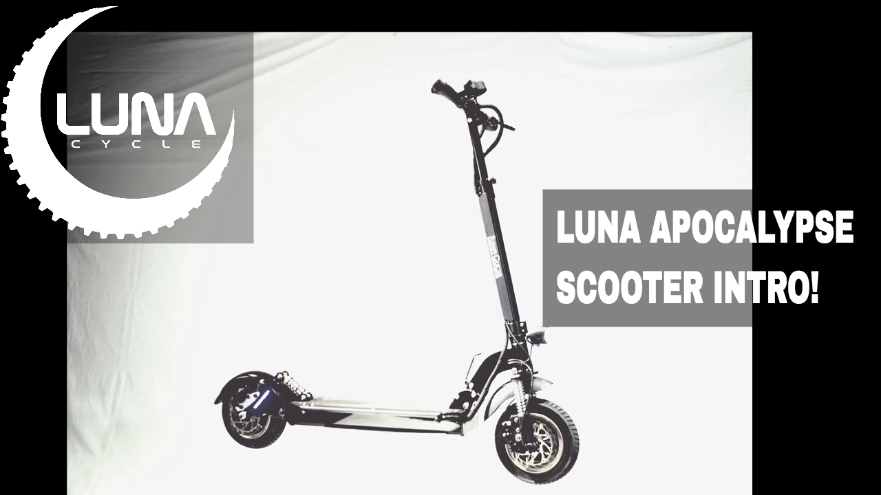 Luna Ludicrous Fastest Electric Scooter on the Planet....45mph