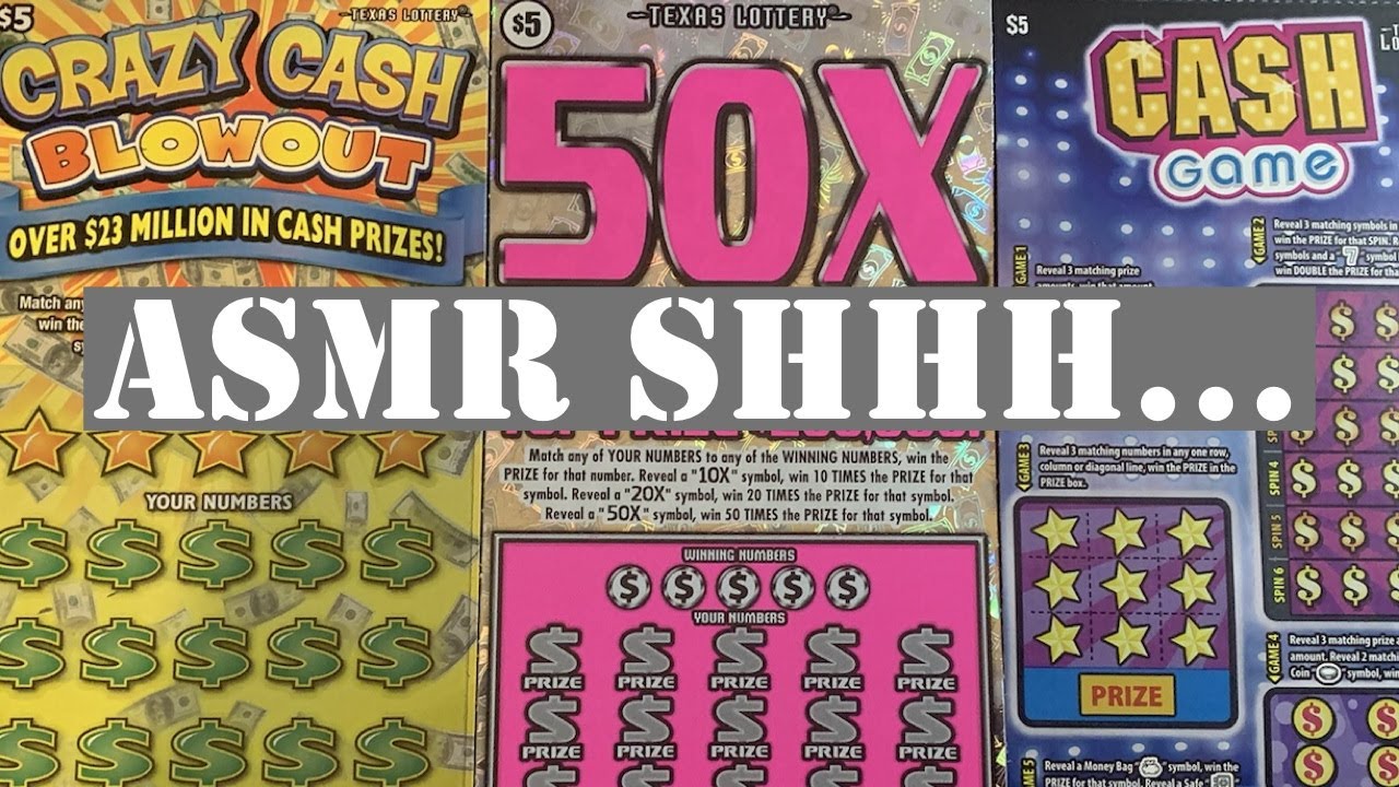 ASMR Scratching 💰 Texas Lottery (No Talking)