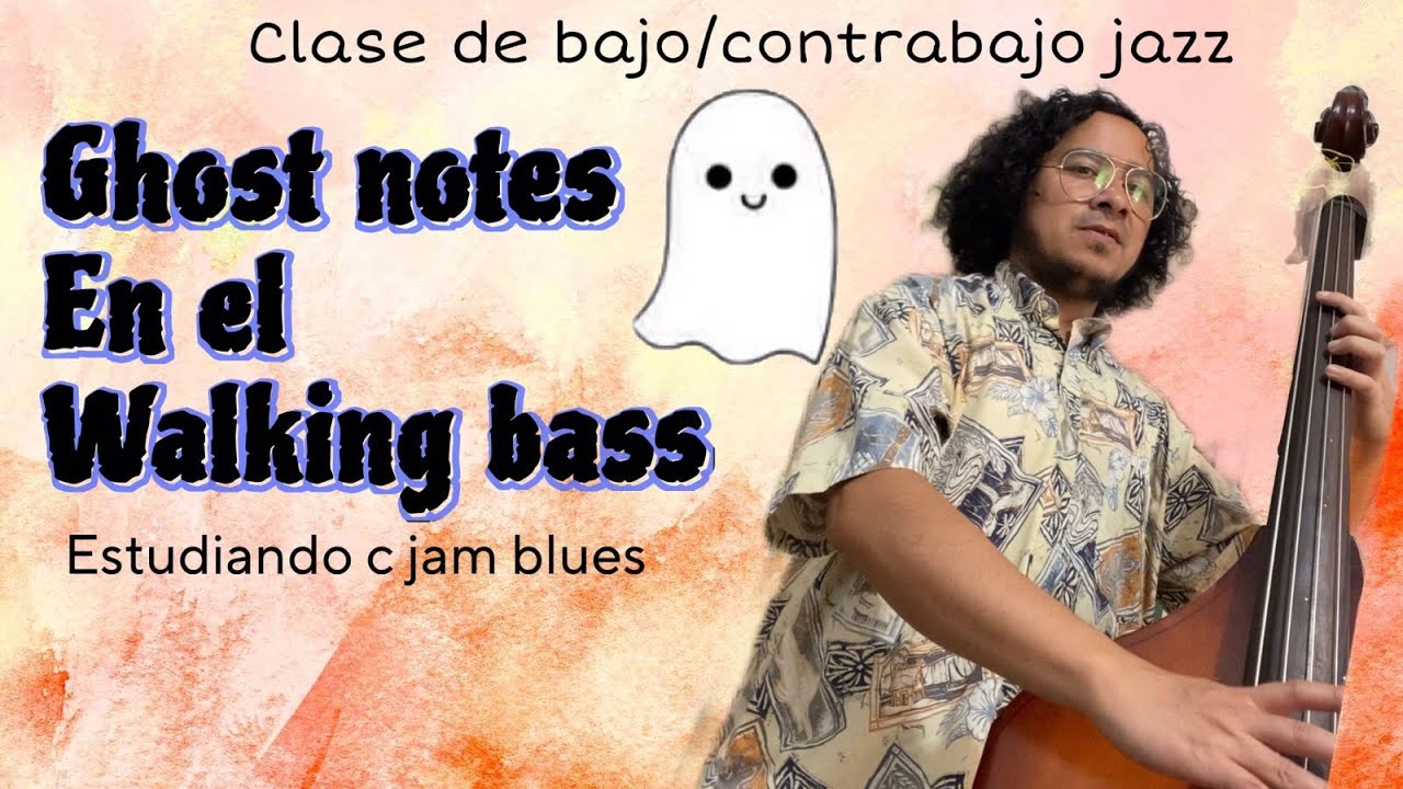 Agregar ghost notes al Walking bass #clasesdebajo  #bajistas  #bajoeléctrico