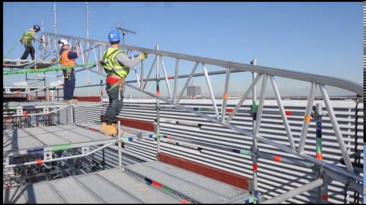 Layher Keder Roof XL   Assembly