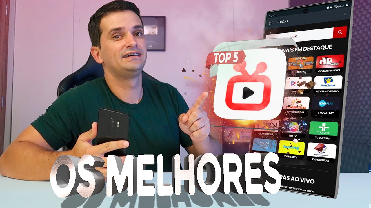 Melhores APPS de CANAIS de TV ONLINE GR&Aacute;TIS sem TRAVAMENTO e Legalizados!
