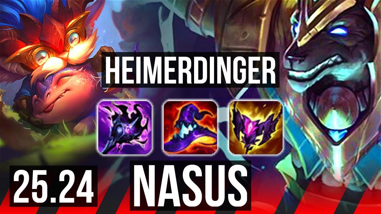 HEIMERDINGER vs NASUS (TOP) | 10/3/8 | EUW Diamond | 25.24