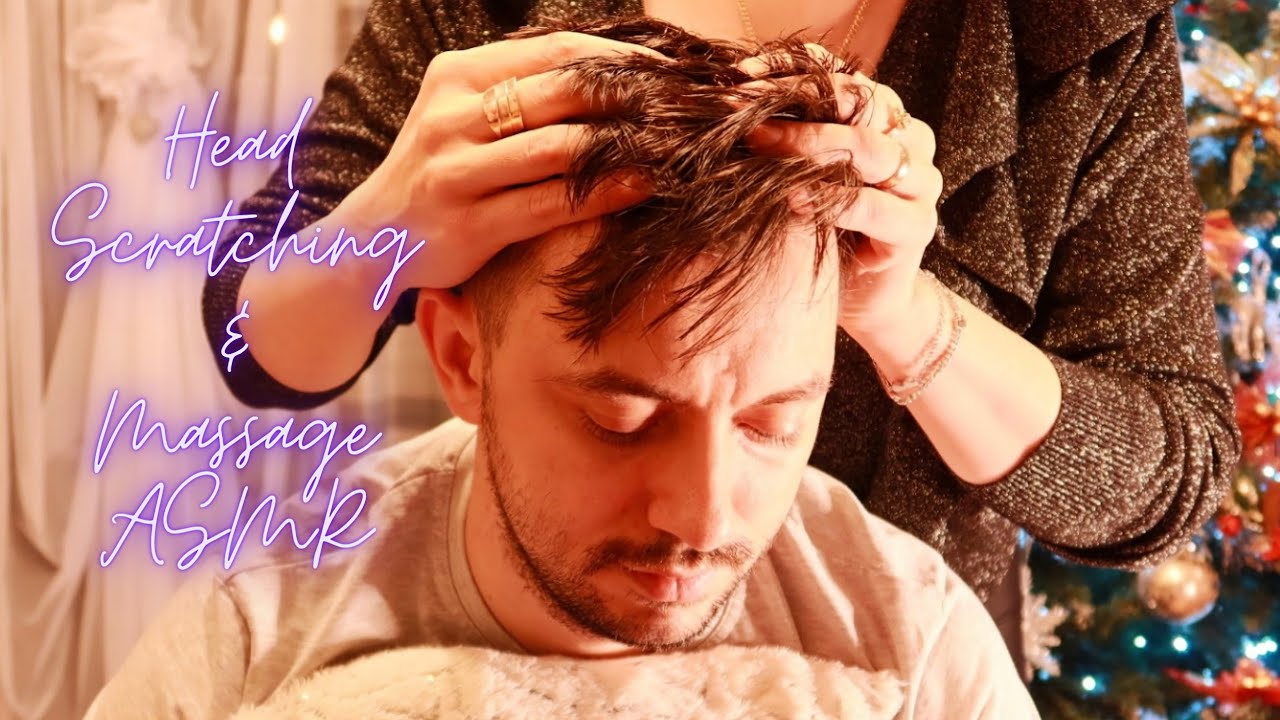 ASMR| Head Scratching & Massage For Relaxation 😌 #asmr #relaxation #sleep #scratching #longnails