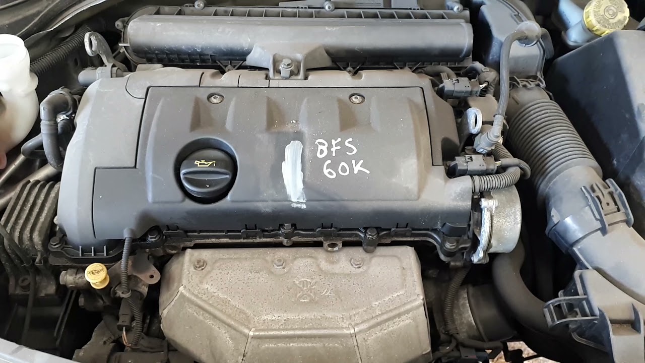 Peugeot Citroen 1.4 16v 8FS video of engine running
