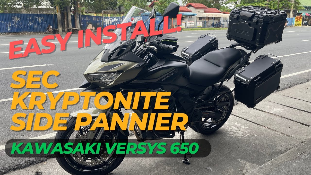 SEC Kryptonite 28L Side Pannier/Box Installation | Kawasaki Versys 650 2023
