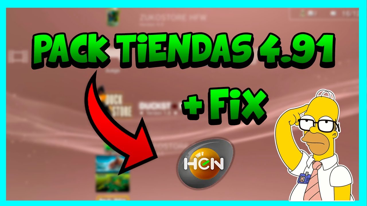 Pack de tiendas Ps3 Hen 4.91 + fix, funcionando, facil tutorial, 2025#ps3 #tutorial