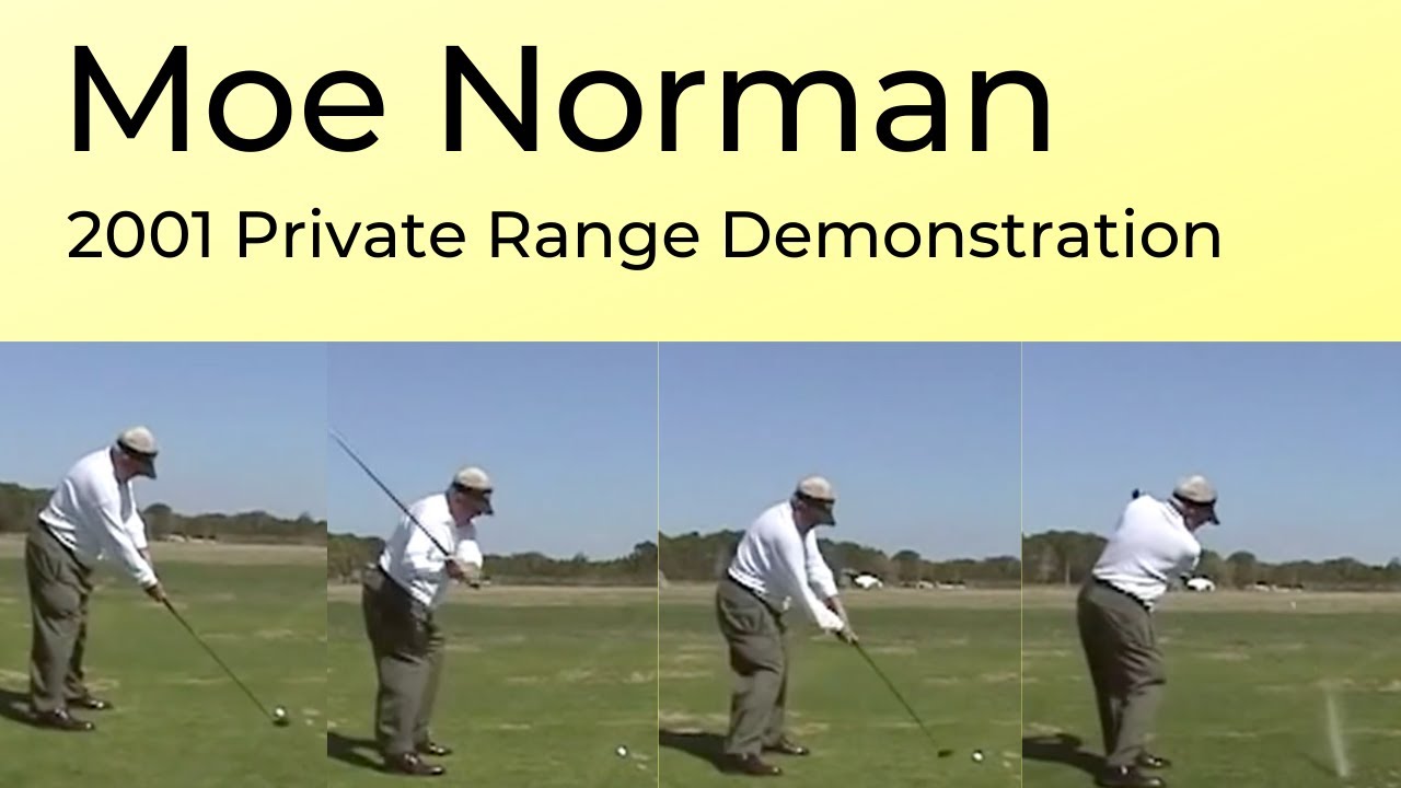 Moe Norman Private Range Demo 2001 Orlando