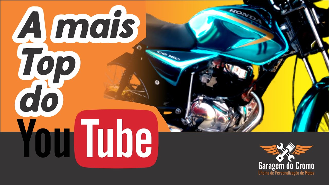 Titan 150 Personalizada, pintura candy, motor cromado, pintura especial, aprenda a fazer a sua...