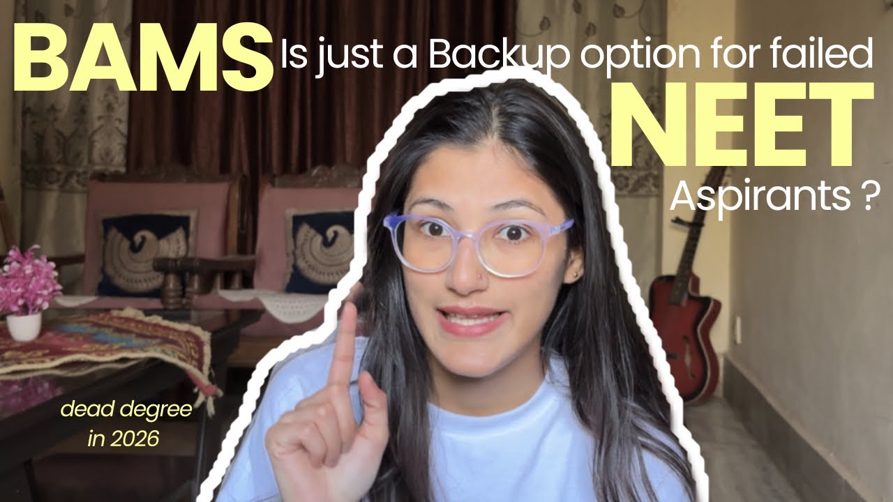 Failed NEET ?😞| Dont choose bams after NEET 2026 !!😳 #neet2026 #bams #neetmotivation