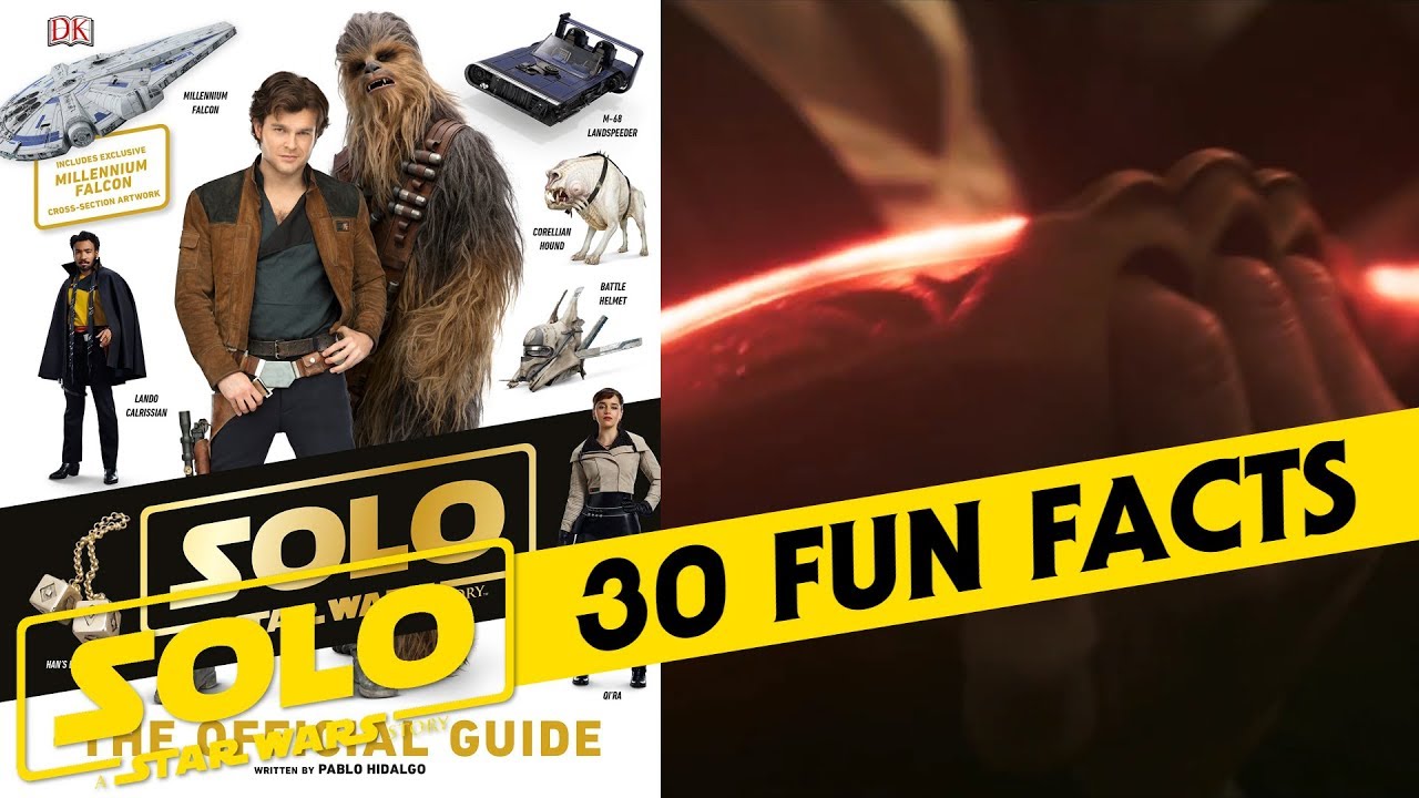 30 Fun Facts from the Official Guide to Solo: A Star Wars Story