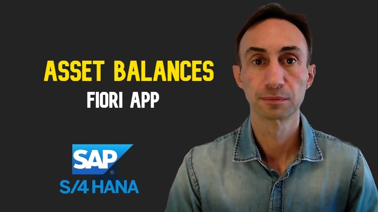 How to Navigate in the FIORI App Asset Balances: SAP S/4 HANA