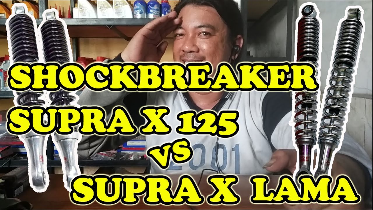 Perbedaan shockbreaker supra x 125 dan supra x lama di berkah jaya