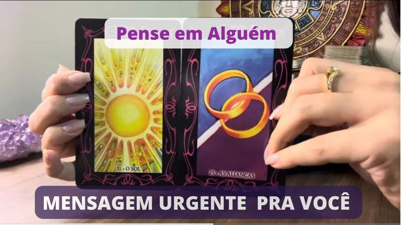 Pense EM ALGUÉM e RECEBA uma MENSAGEM do UNIVERSO • 🔮 TAROT Intuitivo