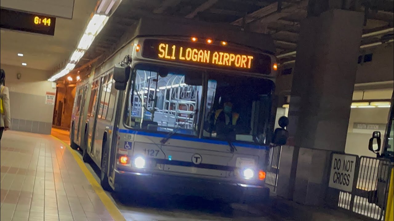 Nighttime of Logan Airport | Yoshi's Ride Series {S15-E08} - Riding the SL1 🚌 - {MBTA}