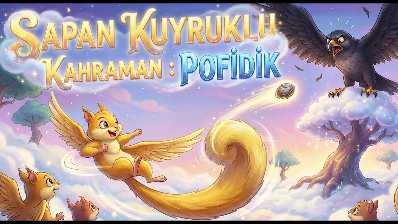 Dinle ve Uyu : Sapan Kuyruklu Kahraman Pofidik | Sakinleştirici Uyku Masalı (3-8 Yaş) - BebeGuzu