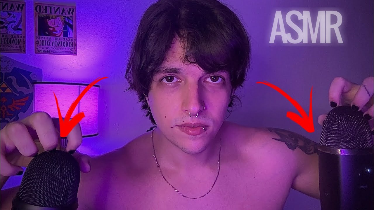 ASMR com 2 MICROFONES de *ORELHA a ORELHA*