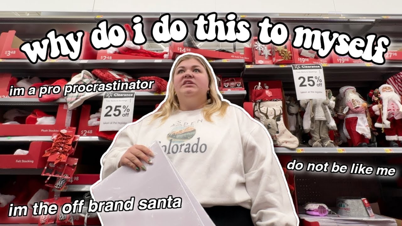 LAST MINUTE CHRISTMAS SHOPPING *I do this every year lol* vlogmas day 23