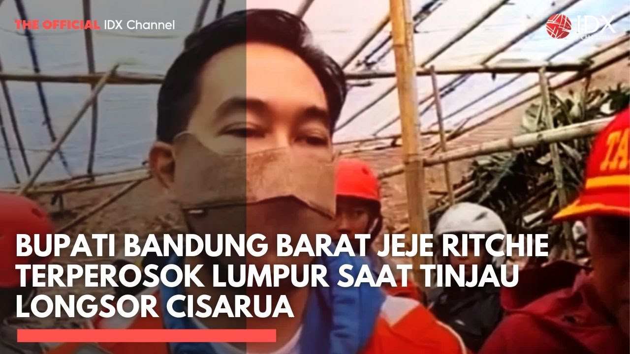 Bupati Bandung Barat Jeje Ritchie Terperosok Lumpur Saat Tinjau Longsor Cisarua | IDXC UPDATE