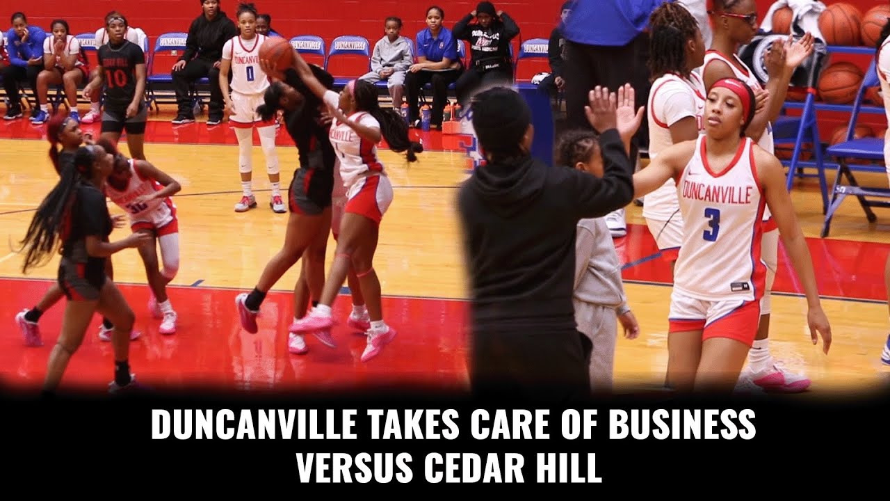 ITS A BLOCK PARTY + MIC'D UP WITH Jasmine Gipson | Duncanville vs Cedar Hill