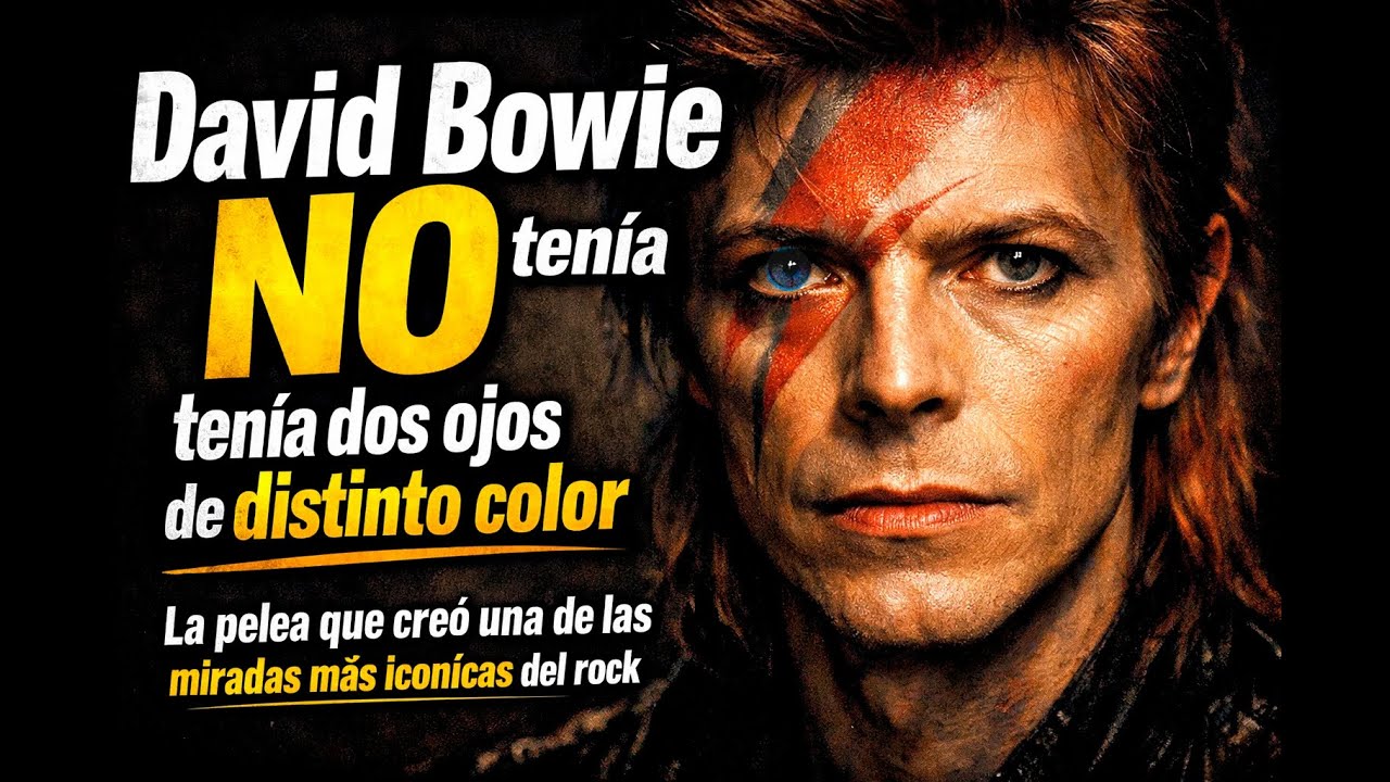 La VERDAD sobre los ojos de David Bowie 😱 La pelea que creó su mirada legendaria