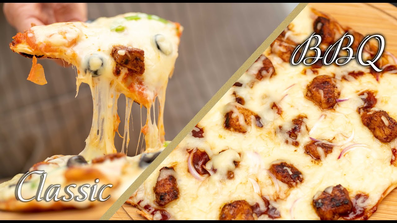 Chicken Pizza Pancakes | Classic Chicken Pizza & Bbq Chicken Pizza Pancakes Recipe | PepperCrush |