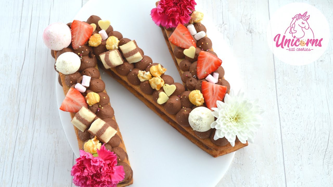 #2 La Star del web: Cream Tart Lettera al cioccolato | UnicornsEatCookies
