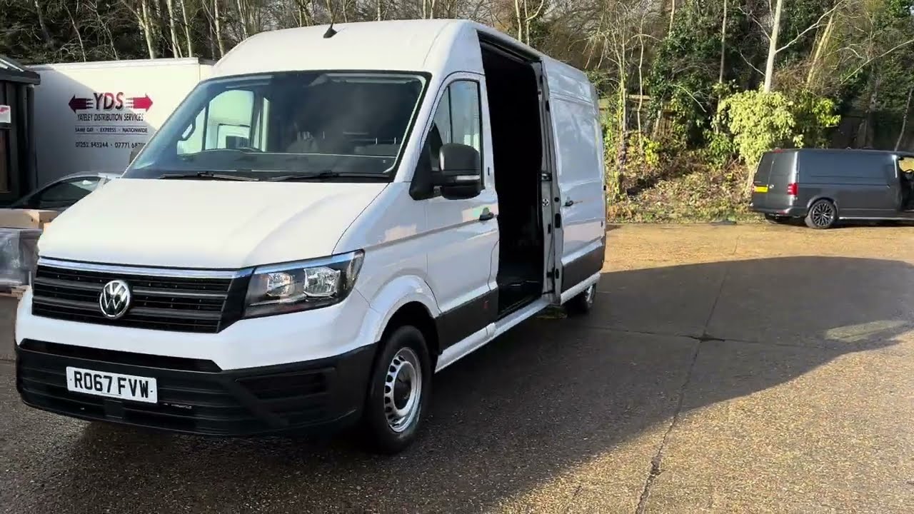 VW Crafter Trendline 140hp LWB high roof finished in Candy White