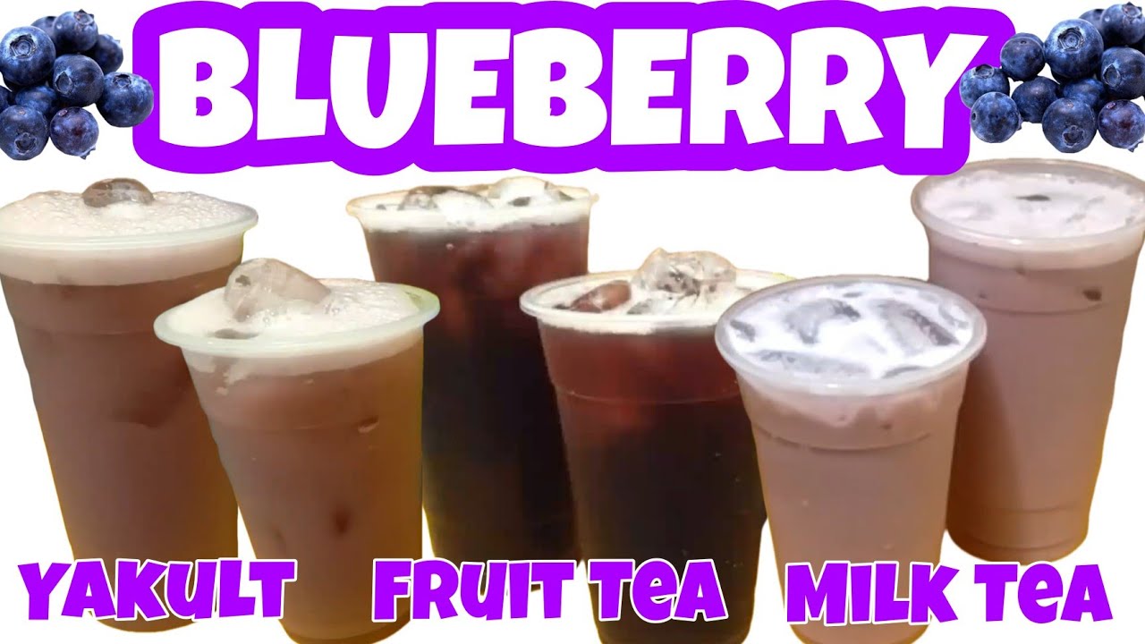 BLUEBERRY DRINKS COMPILATION 🫐 | Blueberry Milk Tea | Blueberry Yakult | Blueberry Fruit Tea