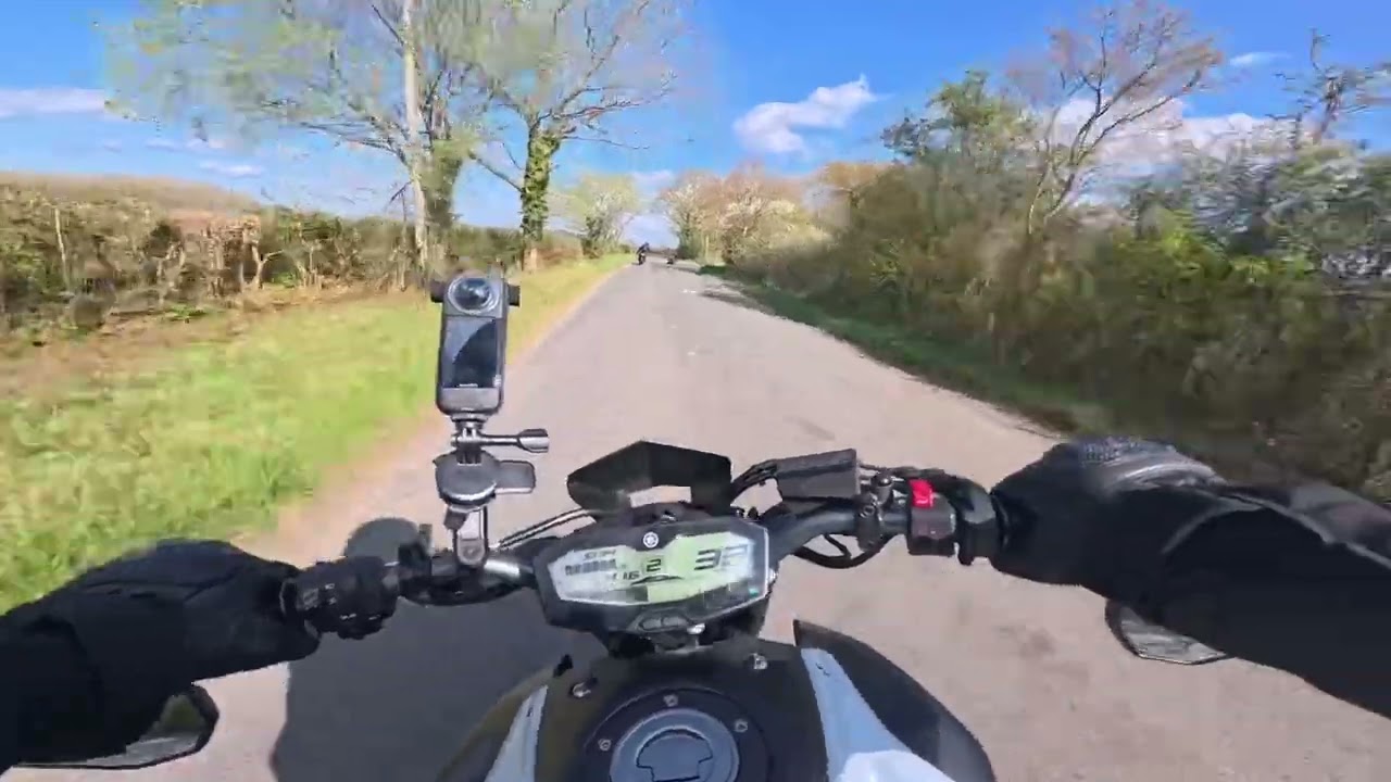 POV Chasing 3 Fast Bikes on Twisty UK Back Roads | Yamaha MT-07 Raw Ride Sounds!