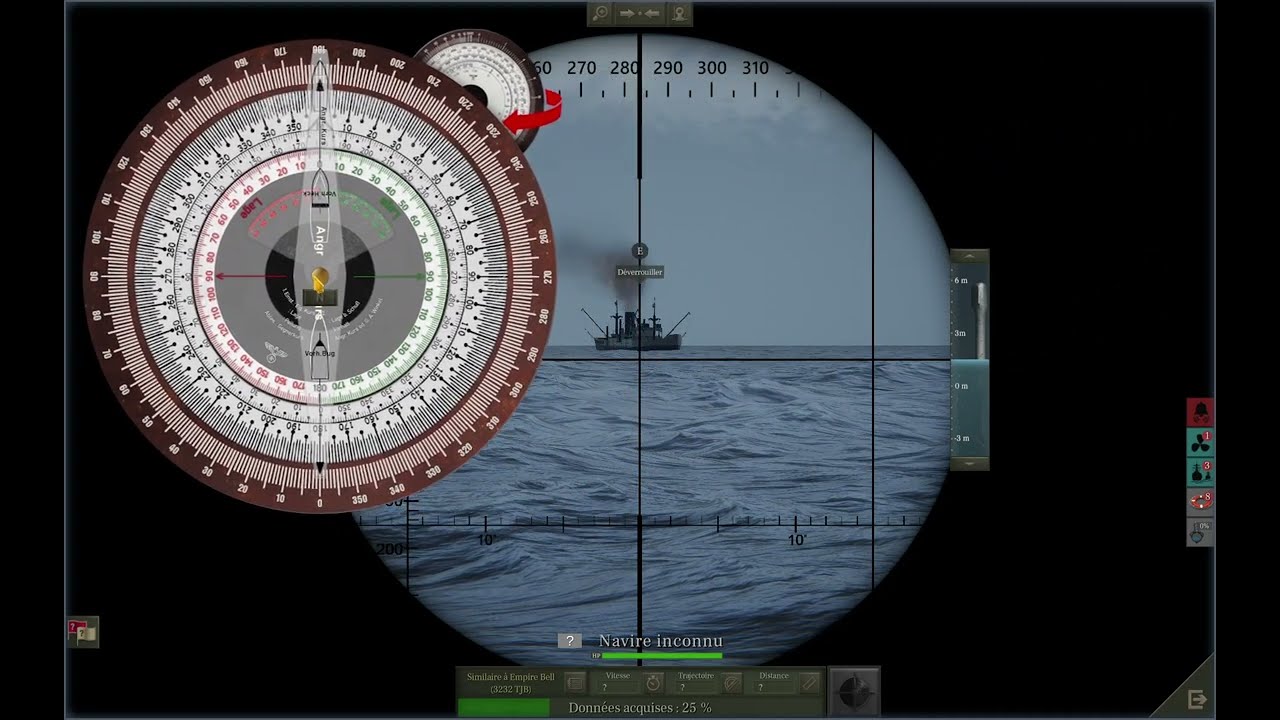 UBOAT #2 - Tutoriel disque d'attaque (partie 1) - Calculer l'AOB de la cible -