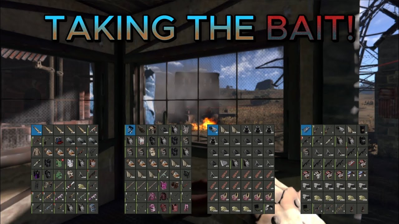 THE ART OF BAITING THE OFFLINE - Rust Console Movie