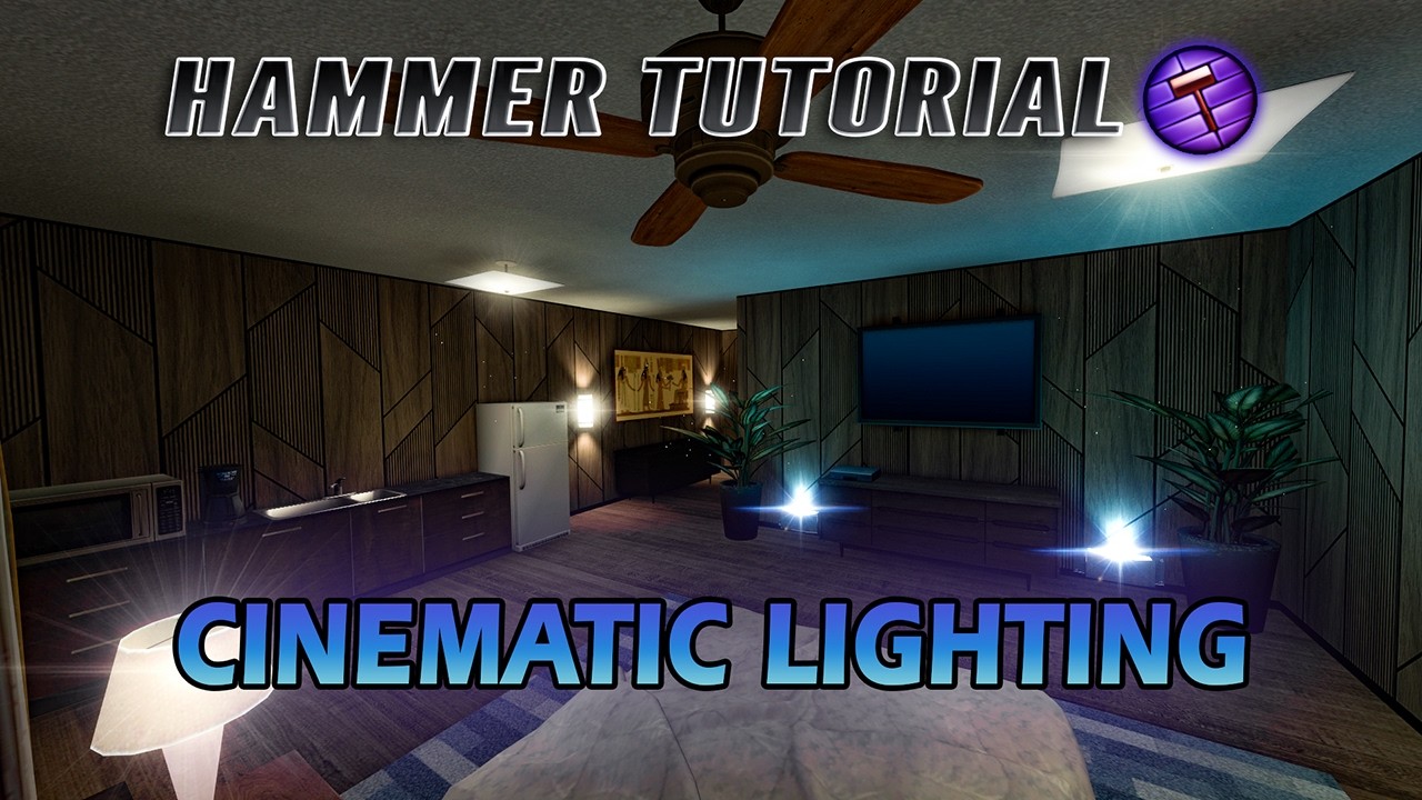 How to make CINEMATIC LIGHTING in HAMMER EDITOR