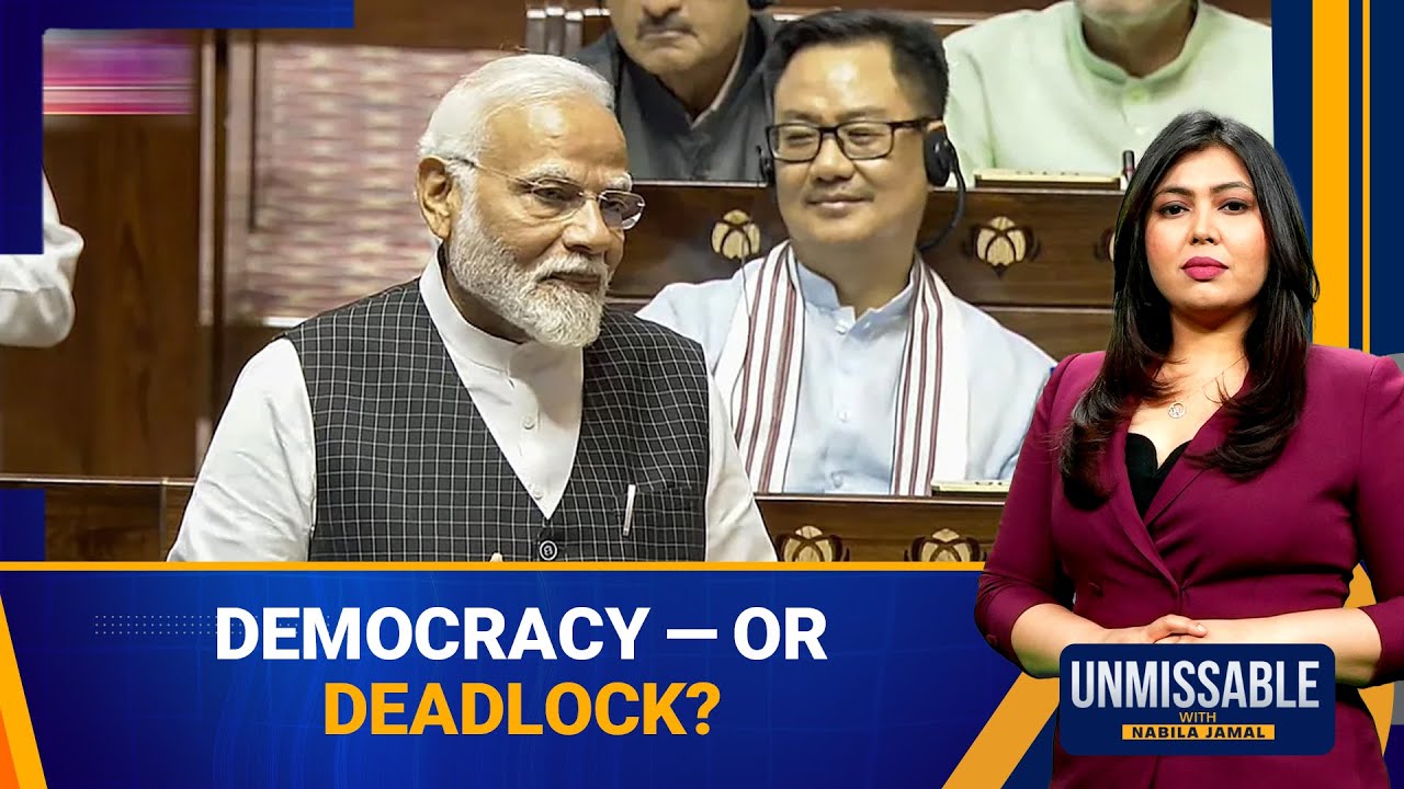 PARLIAMENT CHAOS: OPPOSITION MPs GHERAO PM MODI’S SEAT | UNMISABLE | News9