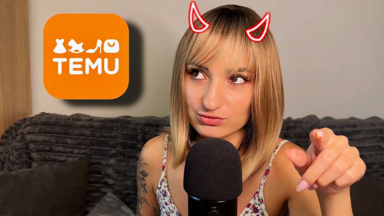 АСМР розпаковка з TEMU | ОЦЕ НАКУПЛЯЛА! Товари для дівчат і дому ⚜️ ASMR unpacking from TEMU whisper