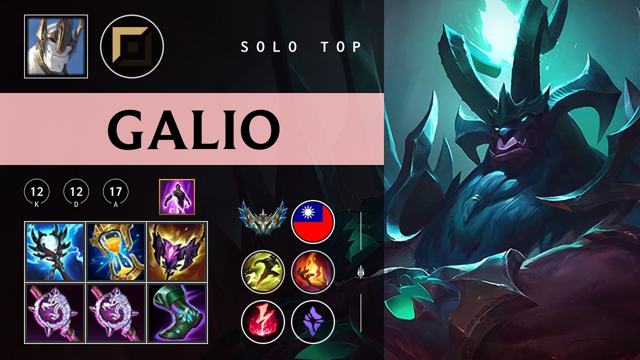 Galio Top vs Urgot - TW Challenger Patch 26.05
