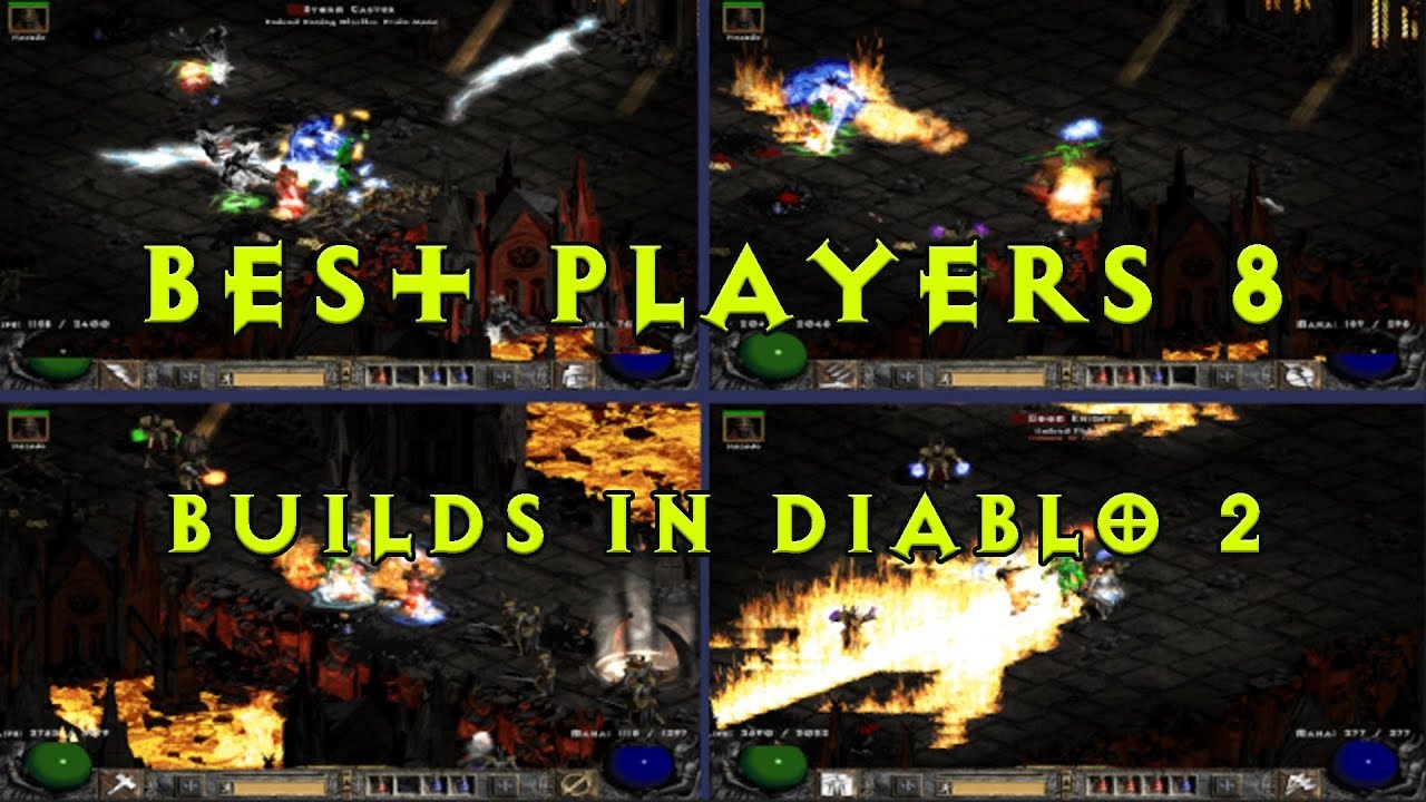 Diablo 2: The 4 best builds VS Chaos run Players 8 - Whose Fastest?