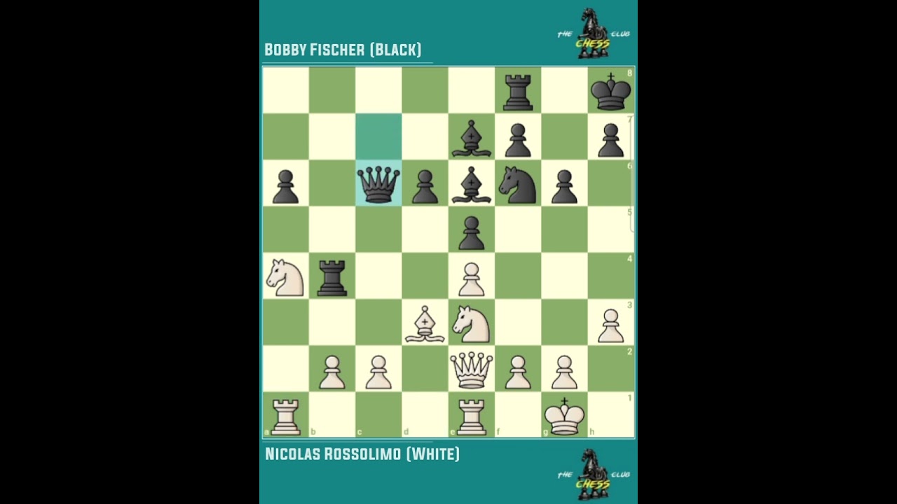 Nicolas Rossolimo vs Bobby Fischer ◉ USA Chess Championship ‖ New York → USA (1966)