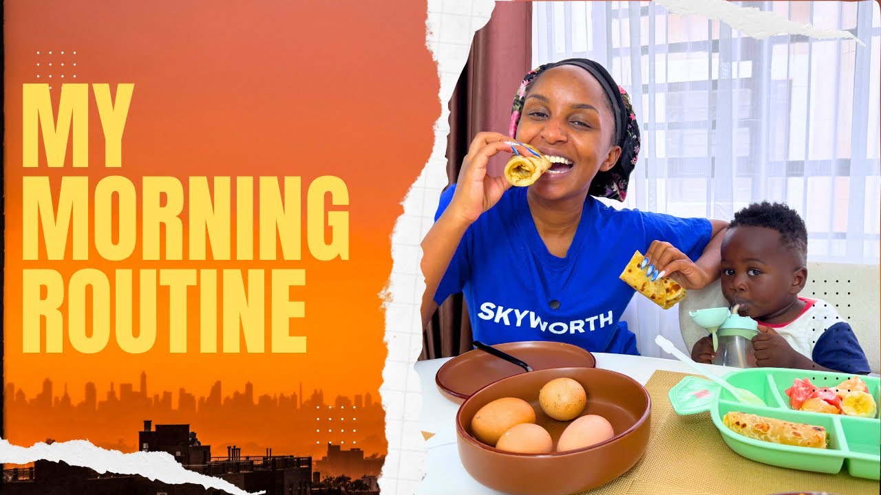 MY MORNING ROUTINE AS A TODDLER MUM😍❤️Simple breakfast recipe|| RUTH K