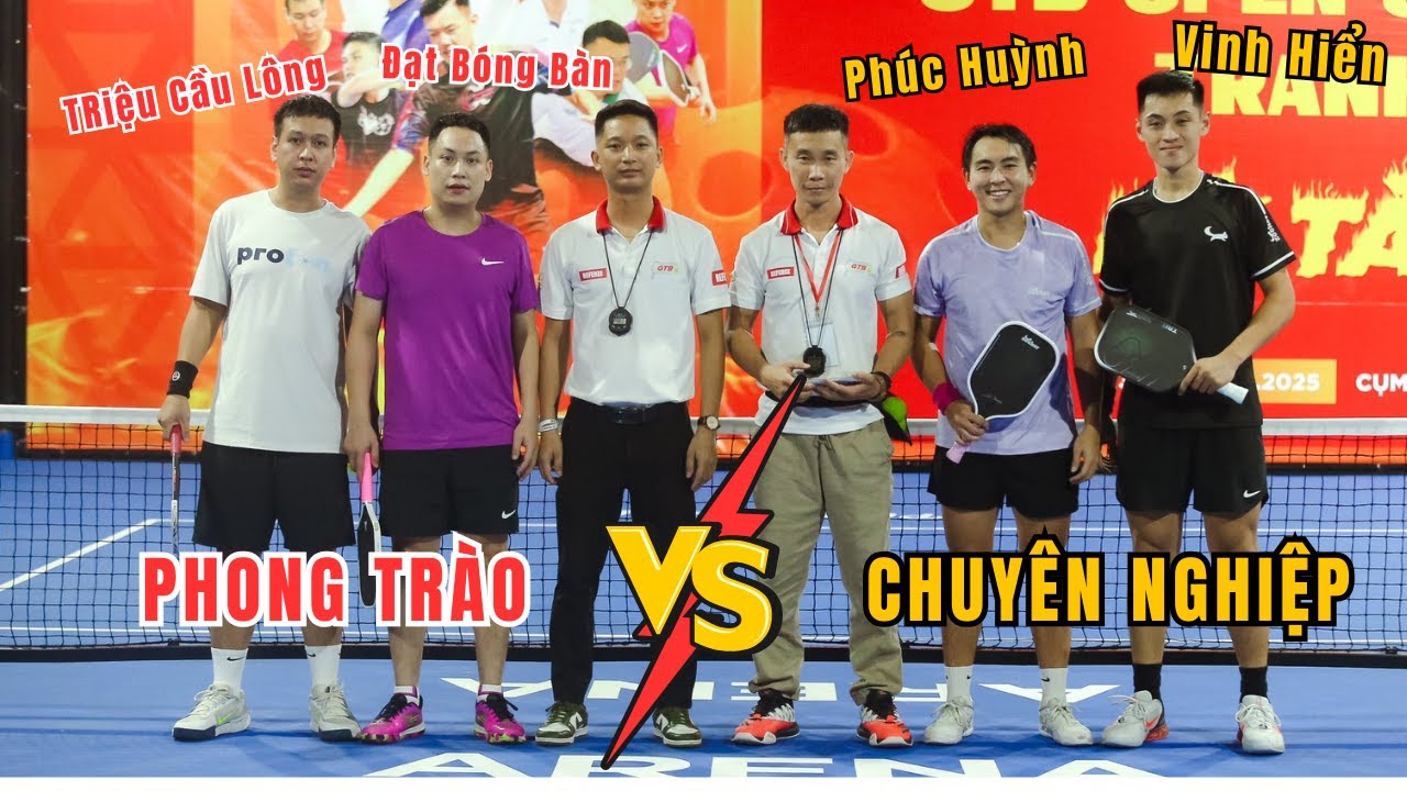 ĐẠT BÓNG BÀN/TRIỆU CẦU LÔNG VS PHÚC HUỲNH/VINH HIỂN | BÁN KẾT OPEN GTB NHA TRANG CHAMPIONSHIP 2025