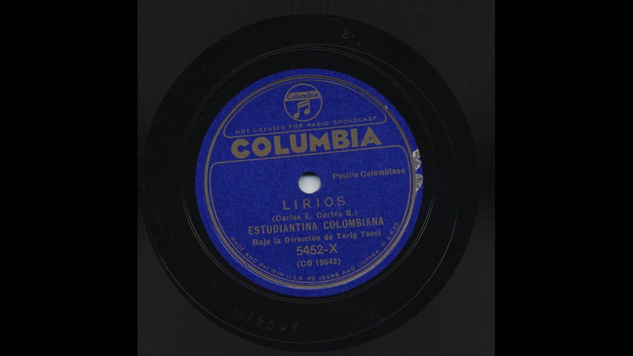 Estudiantina Colombiana - Lirios - Columbia 5452-X