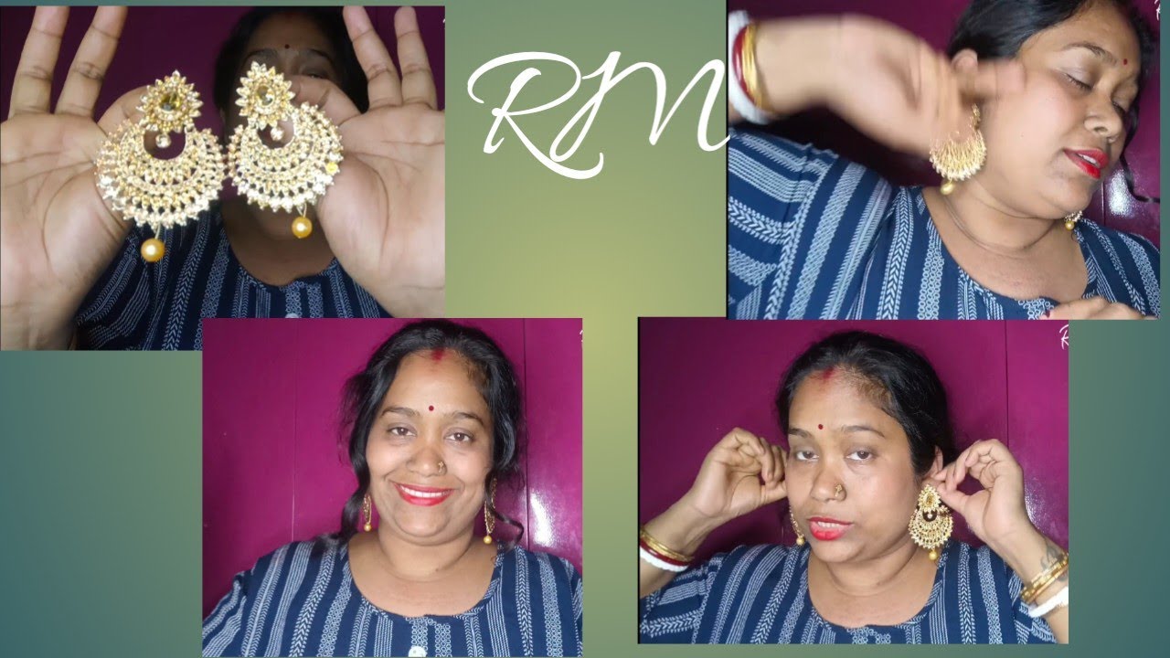 Ear 👂 picking challenge with little finger part II Ear picking with heavy waited earing